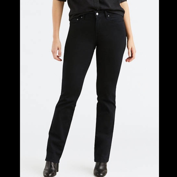 Levi's Denim - Levi’s 505 straight leg jeans black mid rise